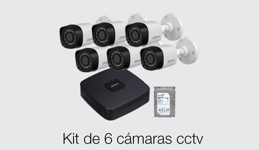 Kit Videovigilancia 6 cámaras
